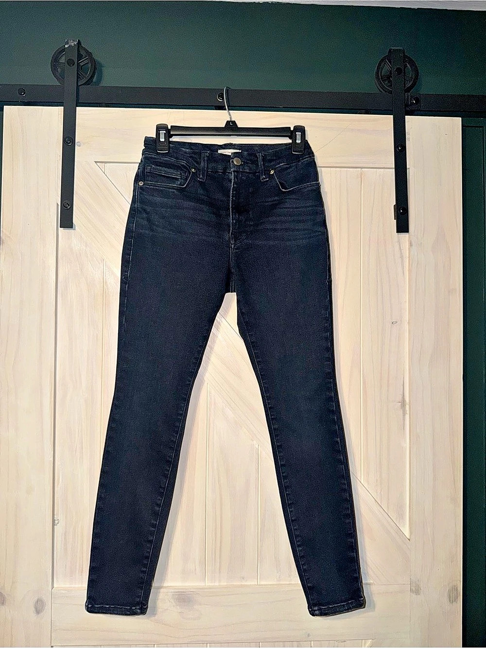 Good American Good Legs Skinny Jeans Black Skinny Jeans